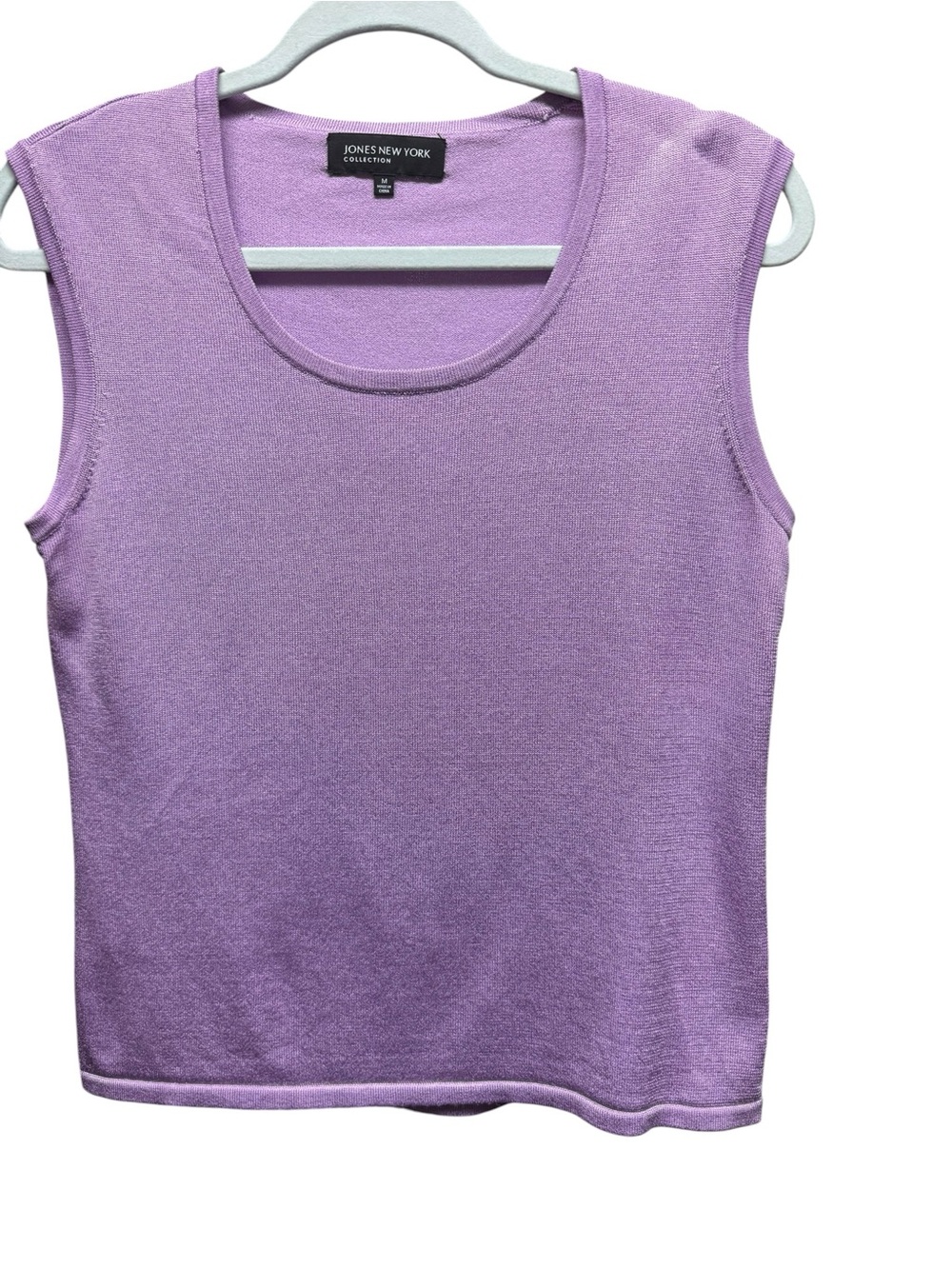 Jones New York Lavender Sleeveless Knit Tank